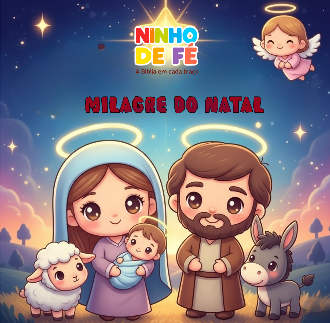 Livro de Colorir O Milagre do Natal