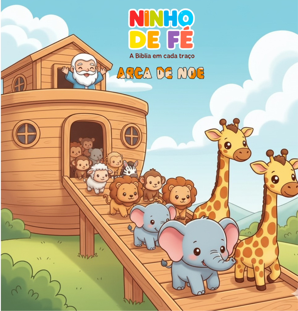 Livro de Colorir A Arca de Noé