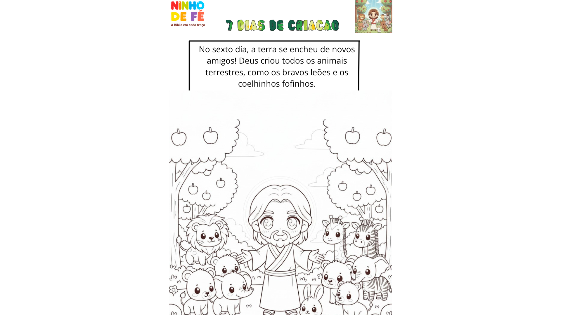 Exemplo de página para colorir 7